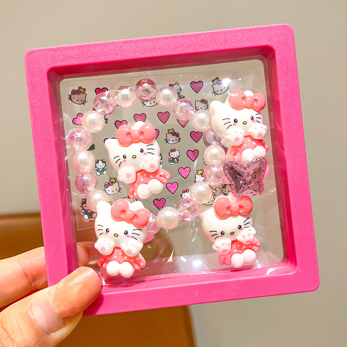 Linda niña nueva pulsera de princesa de dibujos animados niños Anna Aisha colgante pulsera cadena de joyería para niñas de nicho