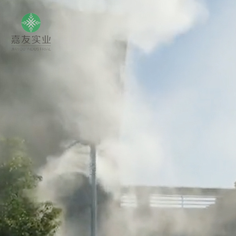 路灯杆智能喷淋降尘装置物联网控制 全自动高压路灯喷雾系统降尘