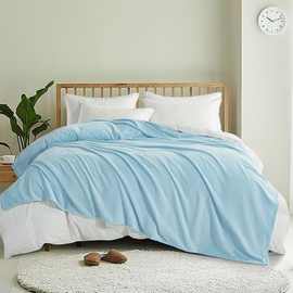 2025午睡绒毛毯子盖毯被子空调新款毛绒办公室牛奶四季通用床上用