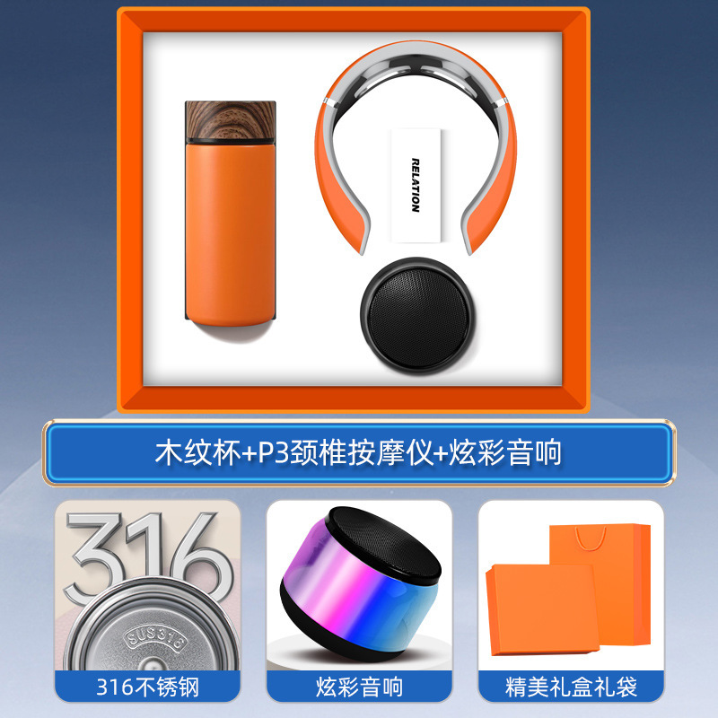 Juego de regalo de empresa Juego de regalo de mano de taza termo inteligente Regalo de evento de apertura Logotipo personalizado Regalo práctico