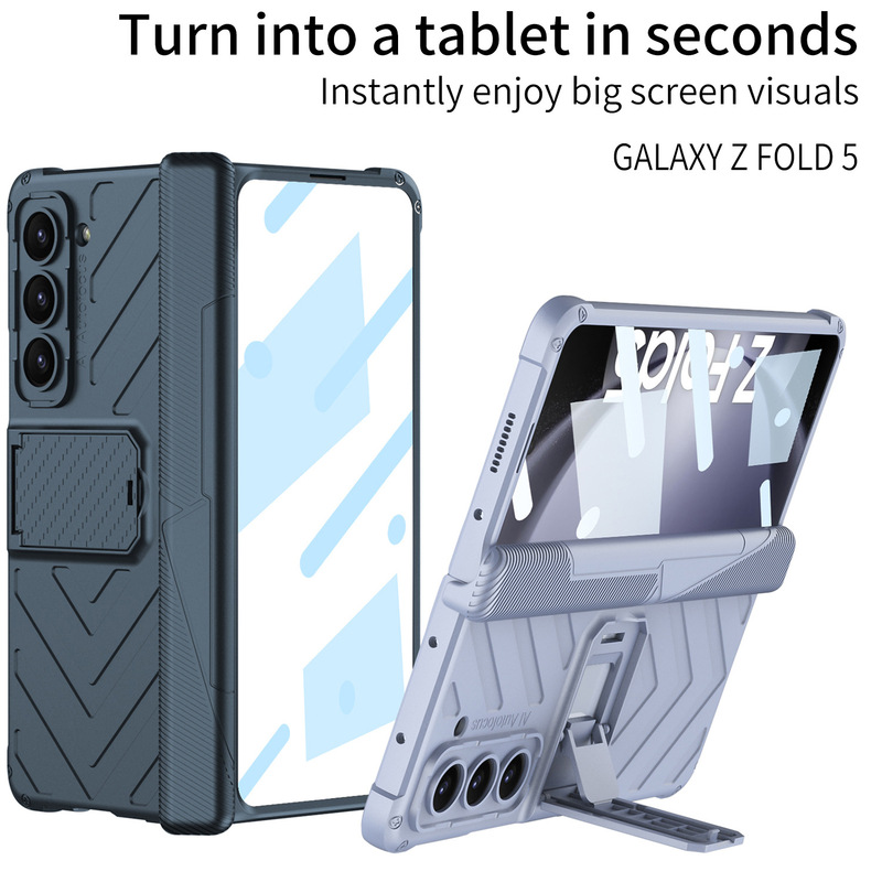 Suitable for Samsung Galaxyzfold5 Magnetic Armor Phone Case, Personalized Full-Cover Case with Integrated Film and Mirror Surface, Anti-Drop Case Suitable for Samsung Galaxyzfold5 Magnetic Armor Phone Case, Personalized Full-Cover Case with Integrated Film and Mirror Surface, Anti-Drop Case