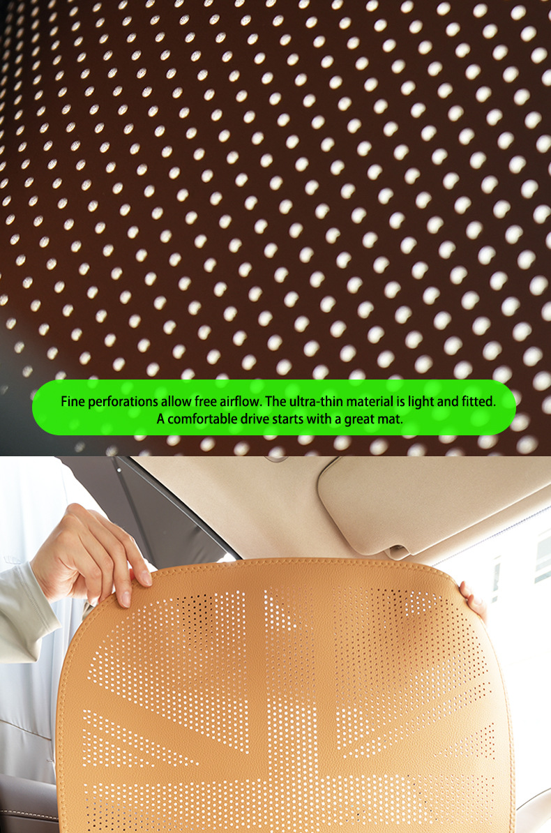 Factory Direct Sales Summer Car Seat Cushion, Universal for All Seasons, High-End Feel, Ventilated and Breathable Seat Cover, Single Piece, Summer