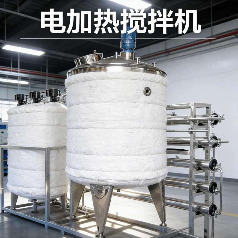 Electric Heating Mixer 304 Stainless Steel Liquid Hot and Cold Control Mixing Tank Reactor Beverage Food Mixer