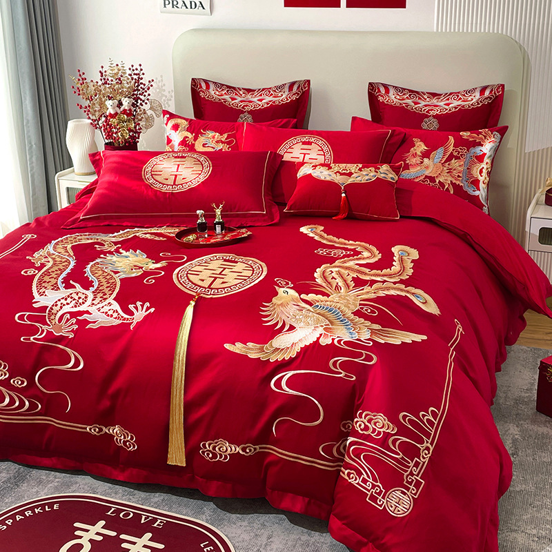 용과 봉황과 아름다움 D-골드 [절묘한 자수]