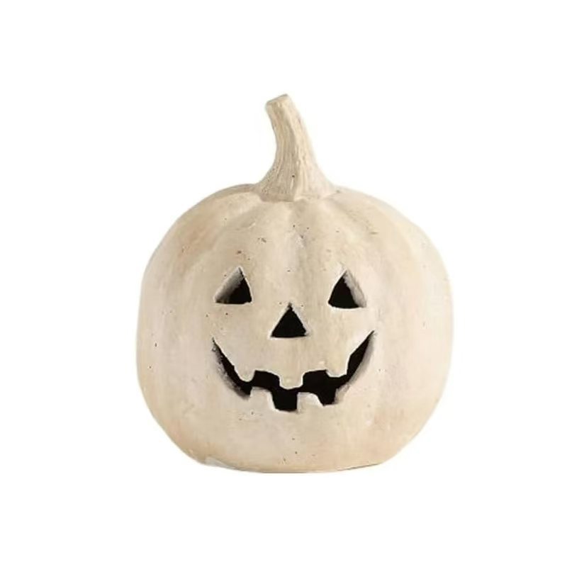 Handmade Terracotta Jack O' Lantern树脂南瓜灯南瓜灯|undefined