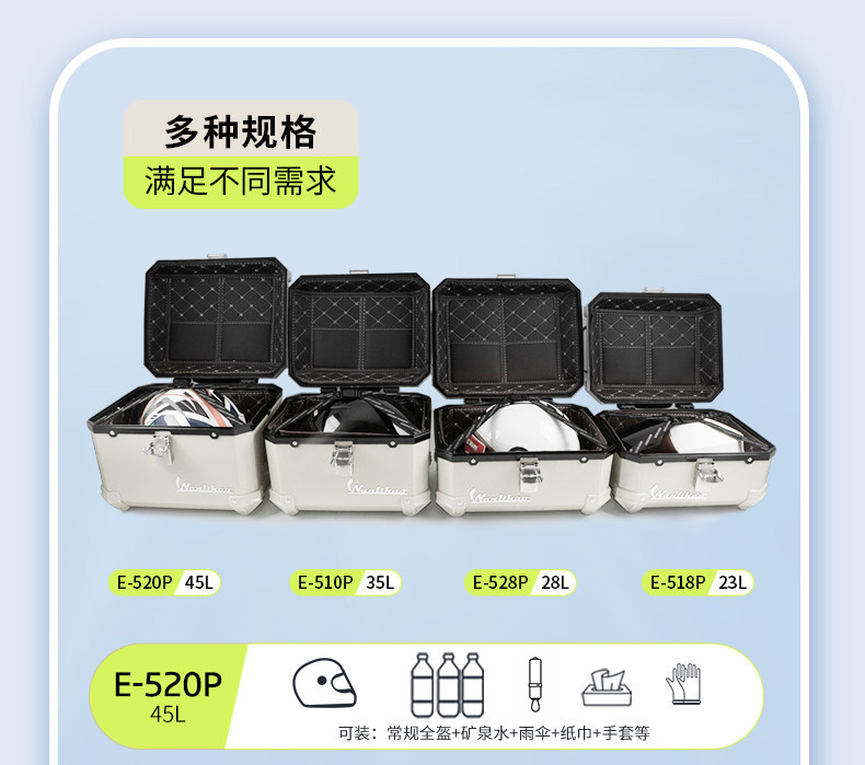 Wanlihao is suitable for the rear trunk of Niu FX/FXT electric vehicles, motorcycle trunk password lock, and large-capacity storage box