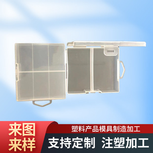 Transparent Plastic Aa Battery 24-Cell Storage Box