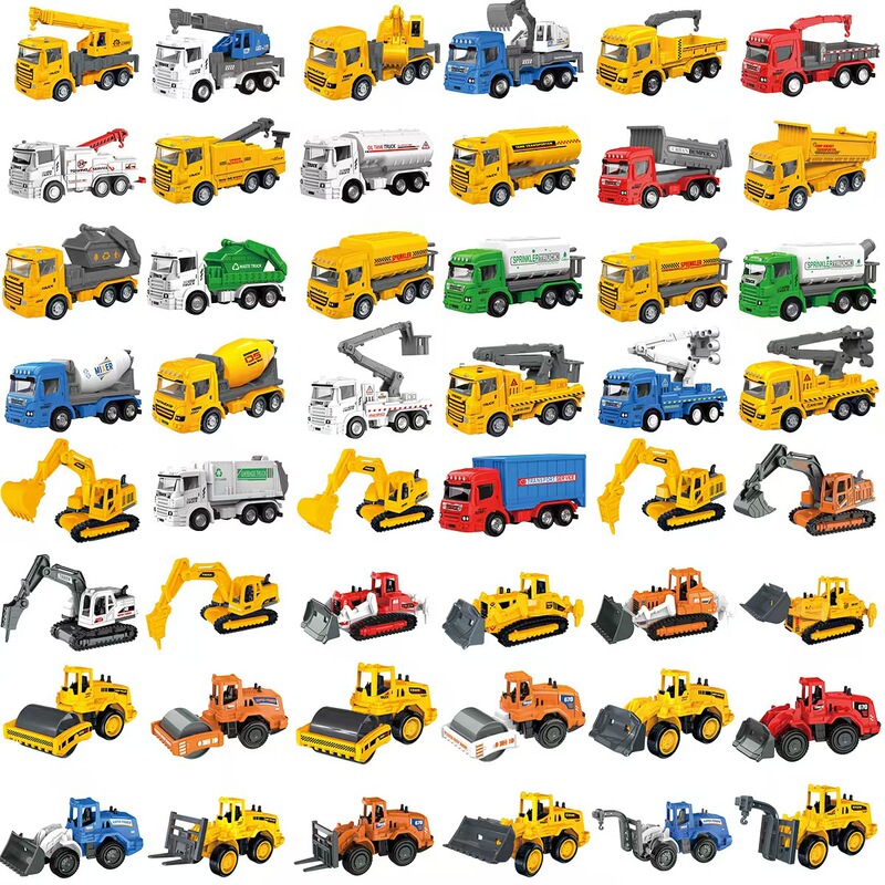 Cross-Border Children's Alloy Car Model Sliding Toy Metal Excavation Engineering Vehicle Urban Firefighting Boy Toy Cross-Border Children's Alloy Car Model Sliding Toy Metal Excavation Engineering Vehicle Urban Firefighting Boy Toy