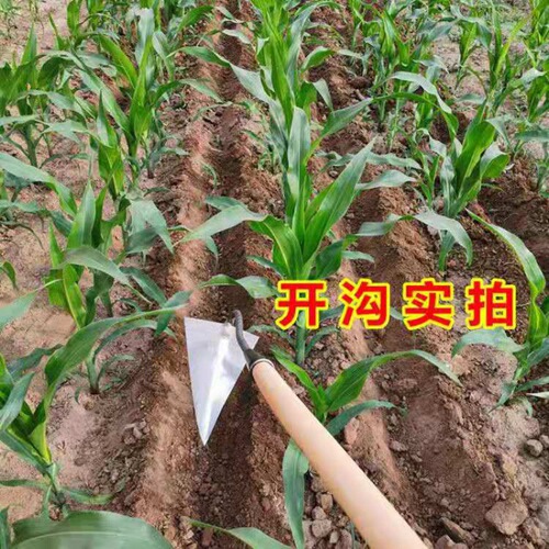 Direct Manufacturer Sale Agricultural Trenching Triangular Point Hoe for Ridge Fertilizing, Loosening Soil, Plowing Land Multi-functional Trenching Tool