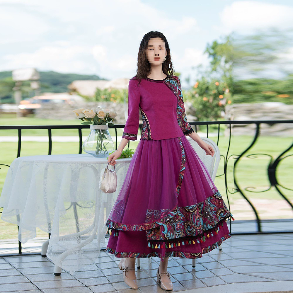 Осенний ретро-фитинг cheongsam, комплект