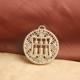 Brass Single Ear Activity Ruyi Dragon and Phoenix Abacus Car Key Chain Pendant Pendant Creative Bag Keychain