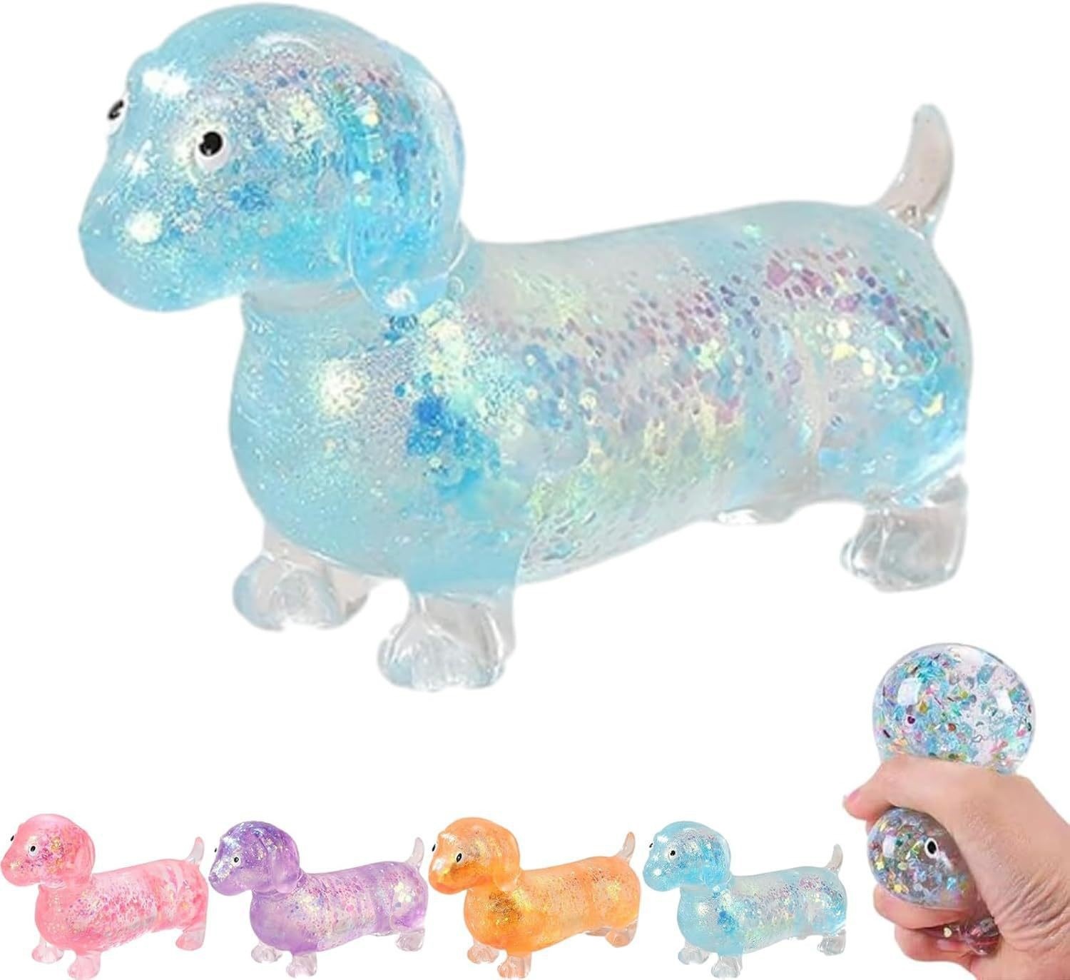 Nuevos productos transfronterizos Amazon medusas helado salchicha perro conejo octopus descompresión pellizco pellizco