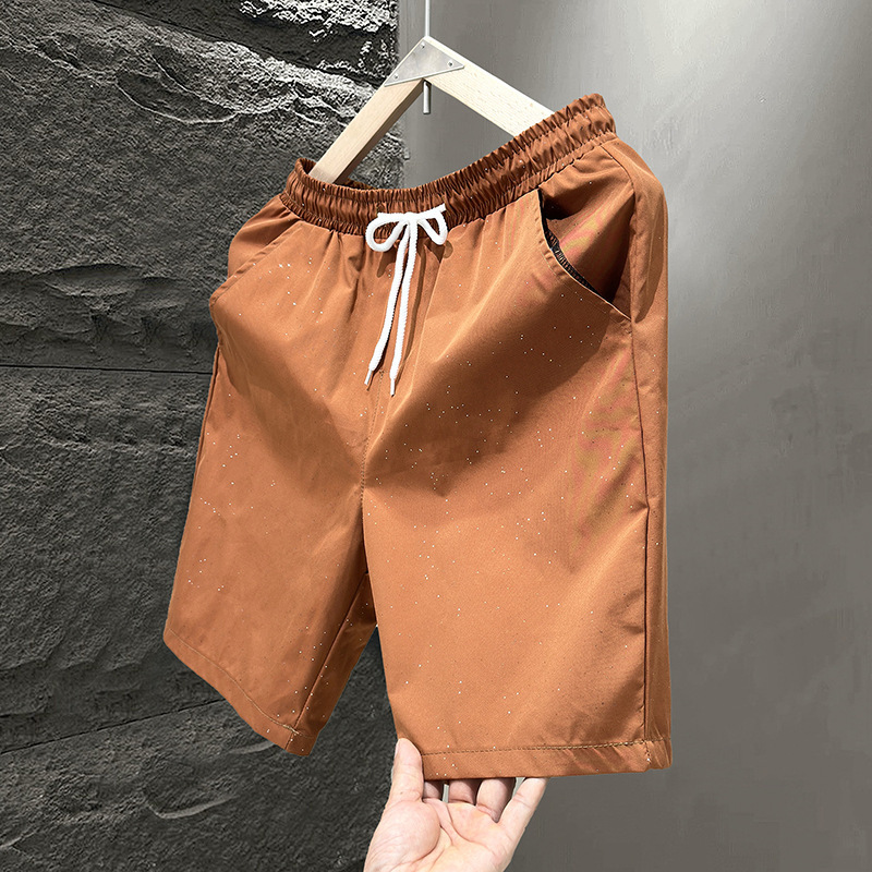 Pantaloncini sportivi casual da spiaggia estivi da uomo, pantaloni dritti a cinque punte, alla moda, per il commercio estero transfrontaliero_voghion.com