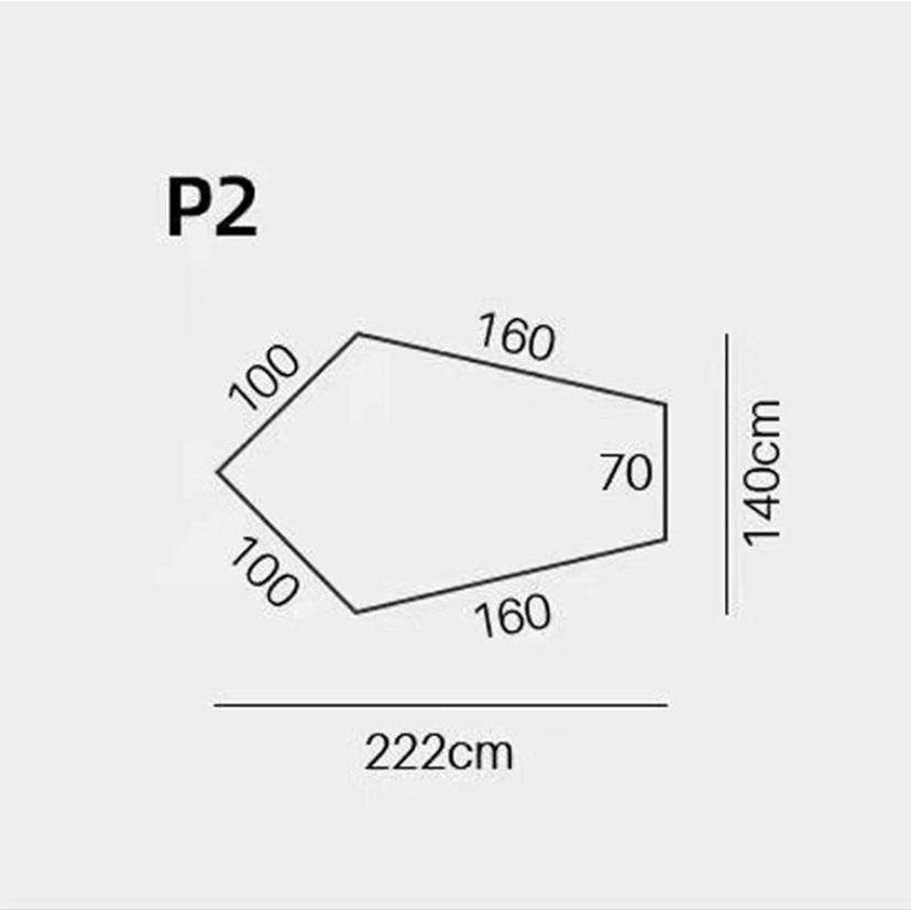 Italiano minimalista sofá de tela de roca gran sala de estar muebles villa gran capa plana módulo de forma especial sofá
