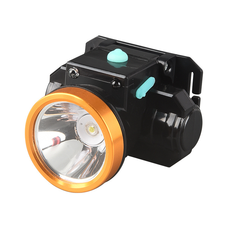 Lámpara de mina de prospección, luz fuerte, carga, súper brillante, alta potencia, batería larga, iluminación montada en la cabeza, led, rey de largo alcance, inducción