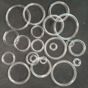 8-50MM͸������Ȧ�������AȦ͸��ɫ�A�h�h��Ȧ�۷��DIY�Ʒ���