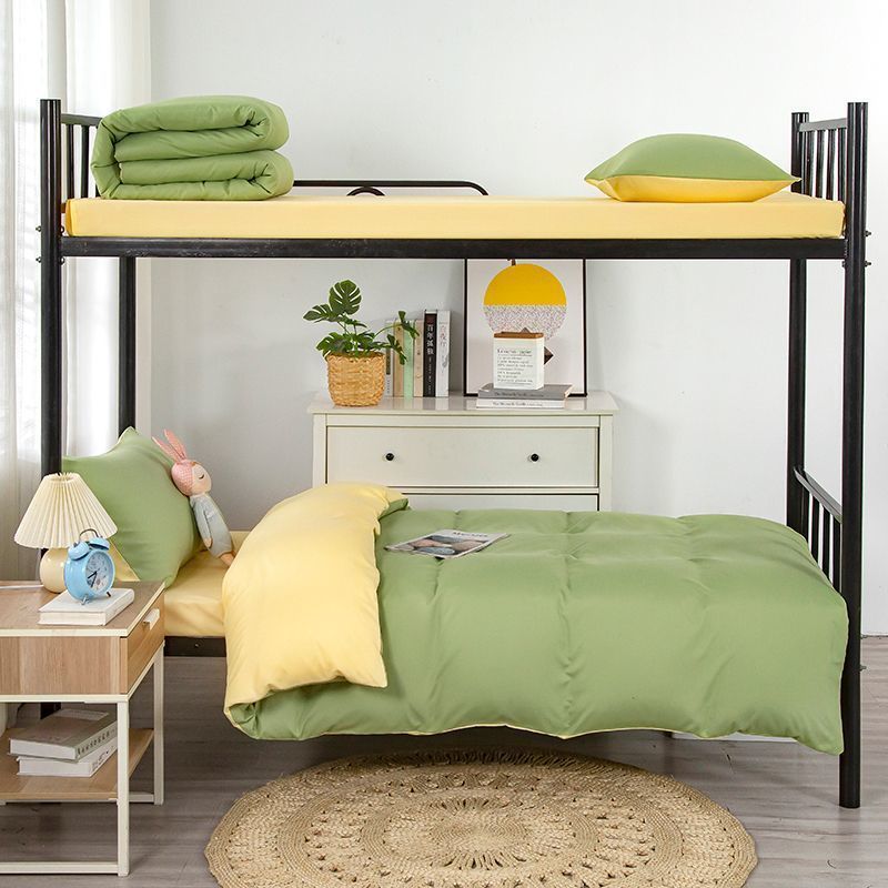 Sopa de cama, conjunto completo de seis piezas, un conjunto completo de ropa de cama, dormitorio de estudiantes individuales, conjunto de ropa de cama de ocho piezas