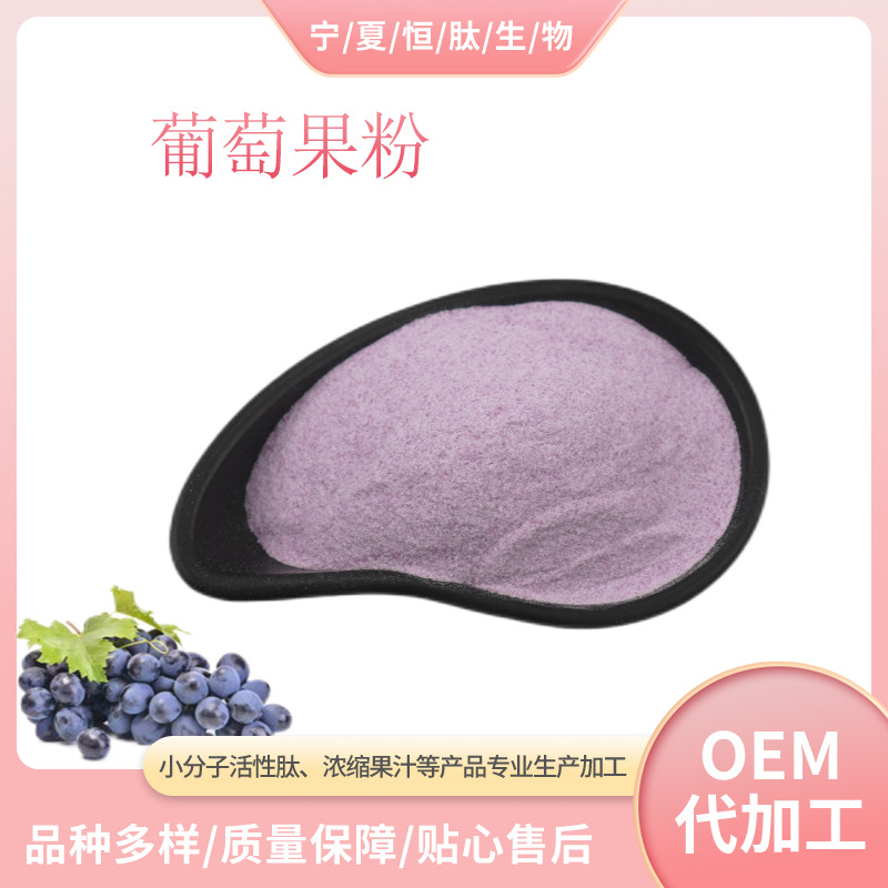 葡萄粉99%1㎏ SC厂家批发果蔬粉量大优惠全水溶食品原料 葡萄果粉