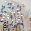 Shiny nail stickers for manicure, jewelry, mixed nail decoration, flat base, internet celebrity