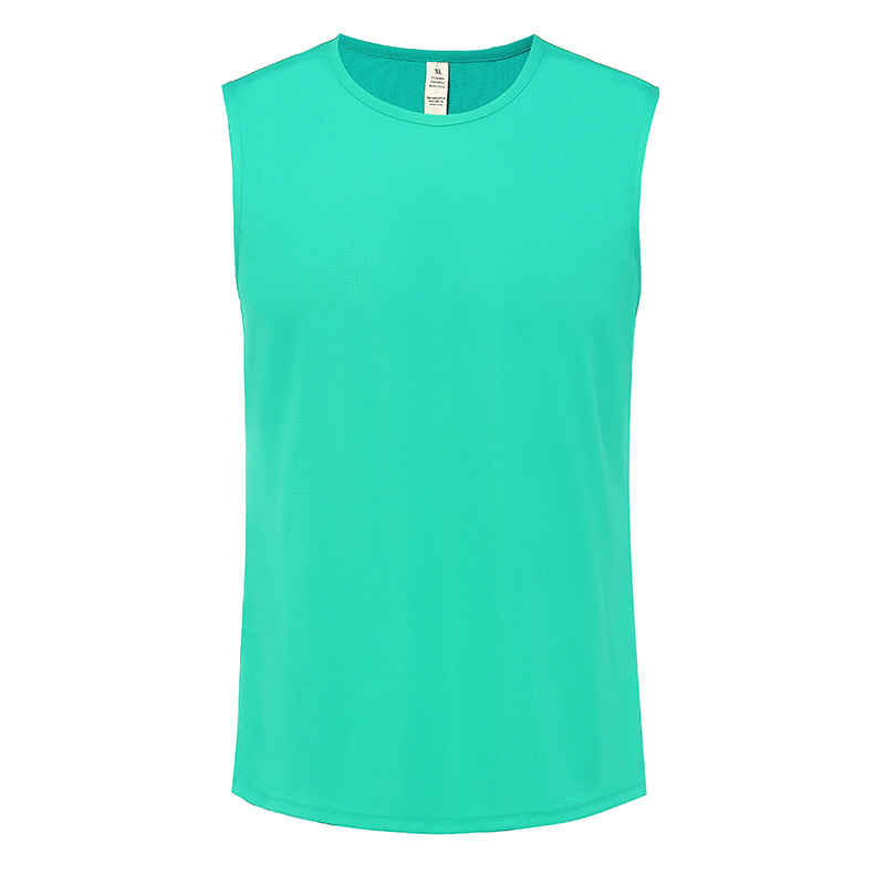 Chaleco deportivo para hombres de verano running fitness hielo rápido secado baloncesto entrenamiento de pista y campo camiseta sin mangas hombre hombro