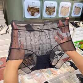 杭州四季青君泊服饰商行山月不知夏季速干氧肤纱女士蕾丝性感内裤