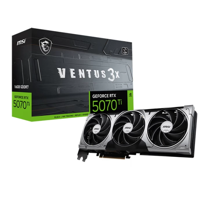 Видеокарта (Wantushi) RTX 5070 Ti, 16 ГБ GDDR7, 3-вентилятора, разогнанная, для игр и рендера