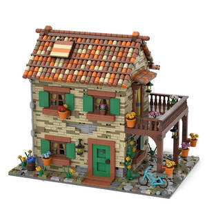 Building Block Cross-Border Moc-77566 House Italy No