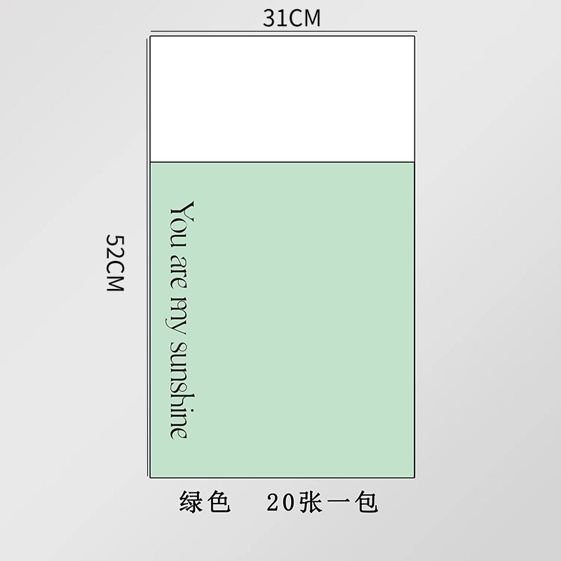 Huaxi nuevo eres mi bolsa de flores de sol bolsa de flores de moda inglesa bolsa transparente bolsa de flores de rosas