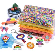 500pcs Magic Spray Water Beads DIY aqua Puzzles Toy Perler