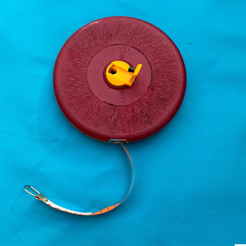 Cloth tape measure linen cloth ruler 100 meters disc tape measure engineering special leather tape measure box disc ruler engineering ruler cloth