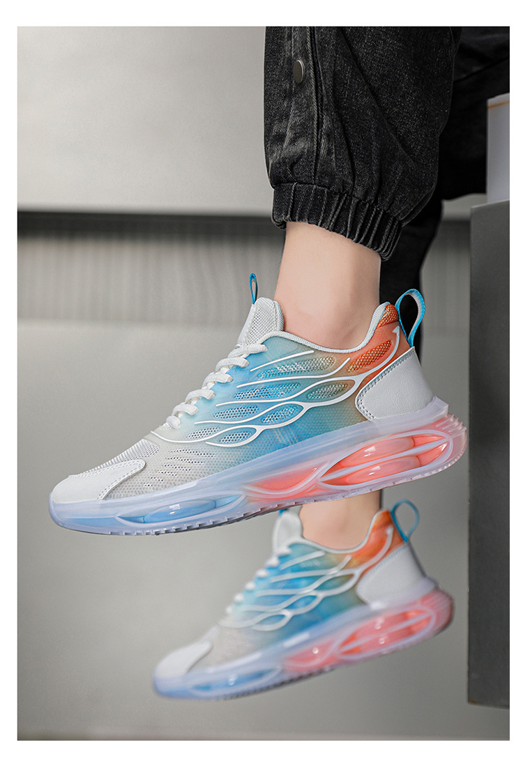 Spring and autumn breathable men's shoes thin net surface trend casual shoes_voghion.com