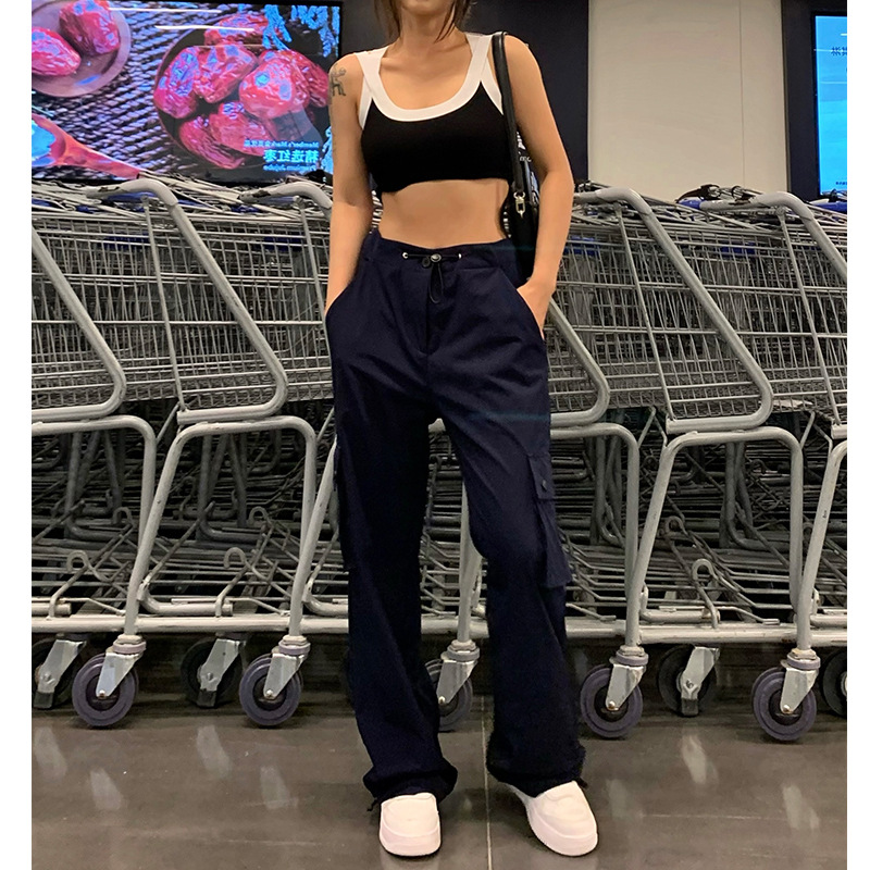 Light and Thin Straight Overalls - Image 2