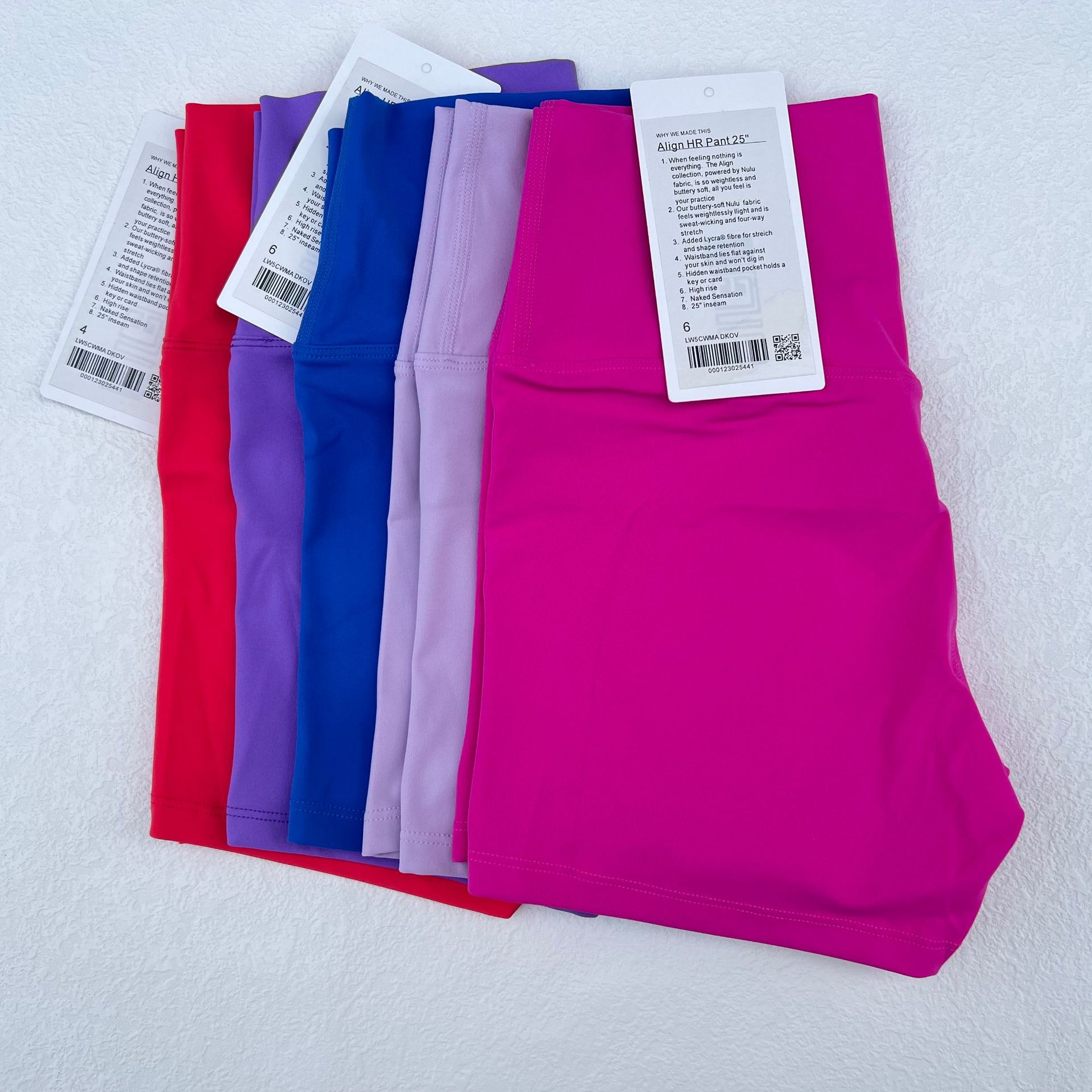 Pantalones cortos de yoga de cadera de melocotón de cintura alta sexy de verano para mujer lulu