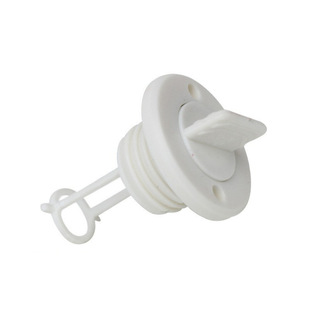 Plastic Round Water Plug Stern Drain Valve Marine Drain Plug Rubber Boat Fiberglass Boat Drain Plug Valve