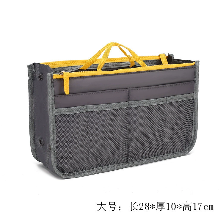 24 новые корейские двойные молнии шелковые хлопчатобумажные сумки средняя сумка сумка средняя сумка косметическая сумка 16 цветов умывальник внутренняя желчная сумка