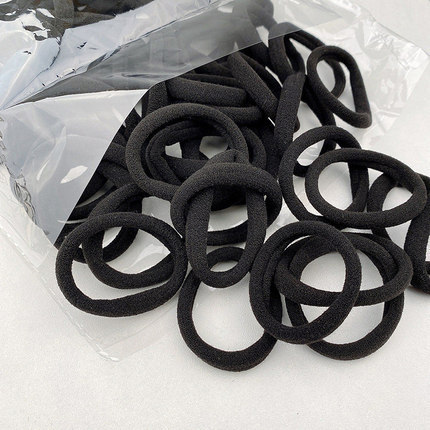 Alta banda de goma elástica color jacquard toalla anillo adulto lazo de pelo sin costura cuerda de pelo Corea del Sur gruesa cuerda de pelo accesorios para el cabello