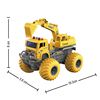 Children's realistic transport, excavator, mixing stick, set, car model for boys