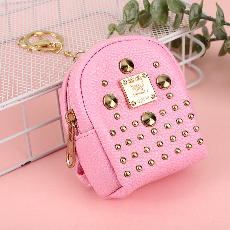 Bolso de las mujeres 2023 nuevo pequeño bolso de La Moneda bolso femenino estudiante todo partido llavero integrado auricular bolsa de la moneda