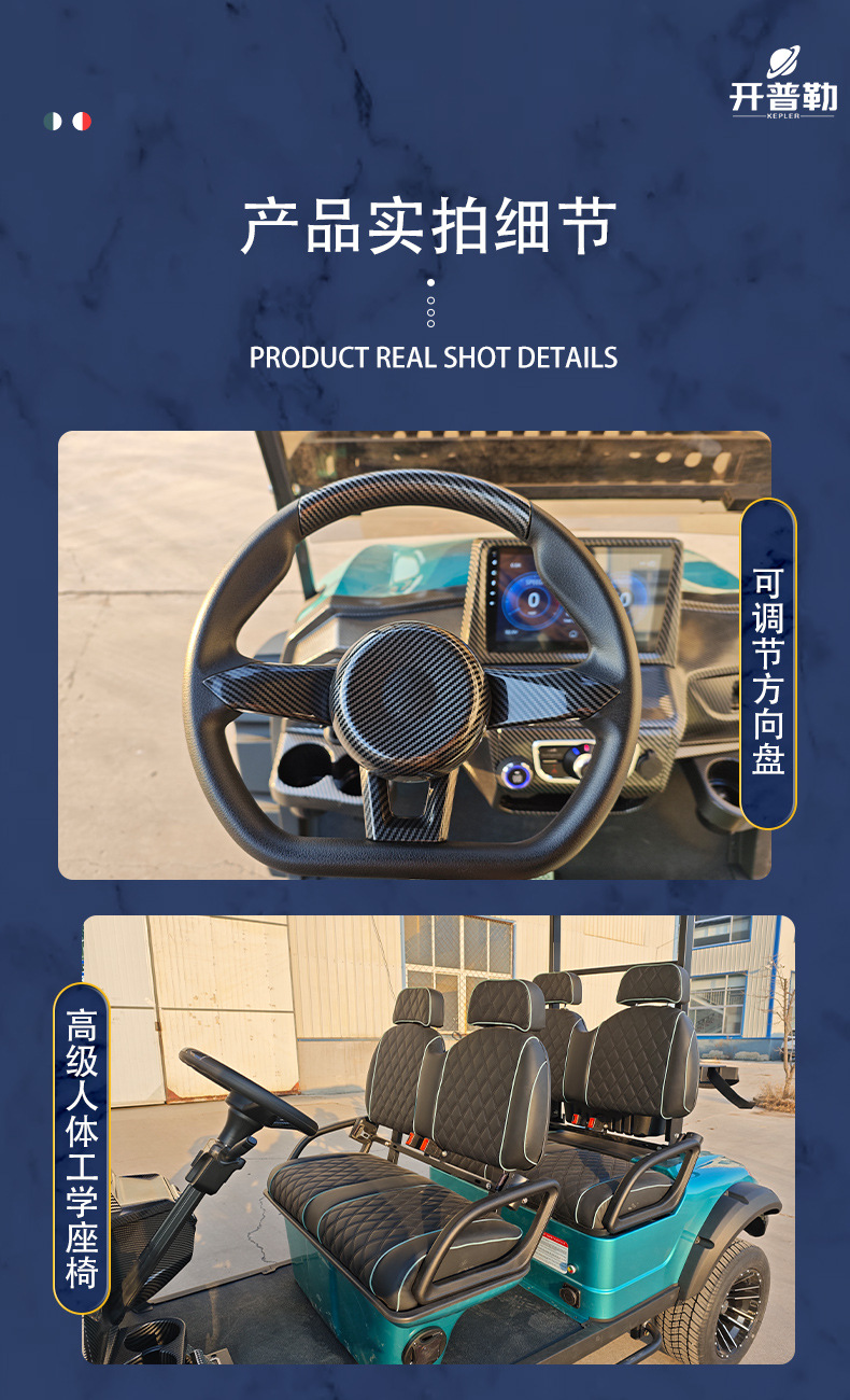 New Electric Golf Cart Factory Direct Sales Customized 4--8 Seats Electric Golf Cart
