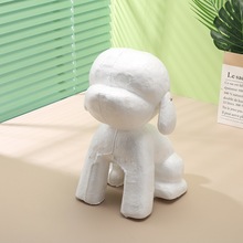 永生花小狗泡沫模型情人节花束diy手工制作玫瑰花27cm乖乖狗模具