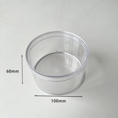 Transparent plastic box for trade fairs, display box, round wedding candy food packaging box with lid, general packaging