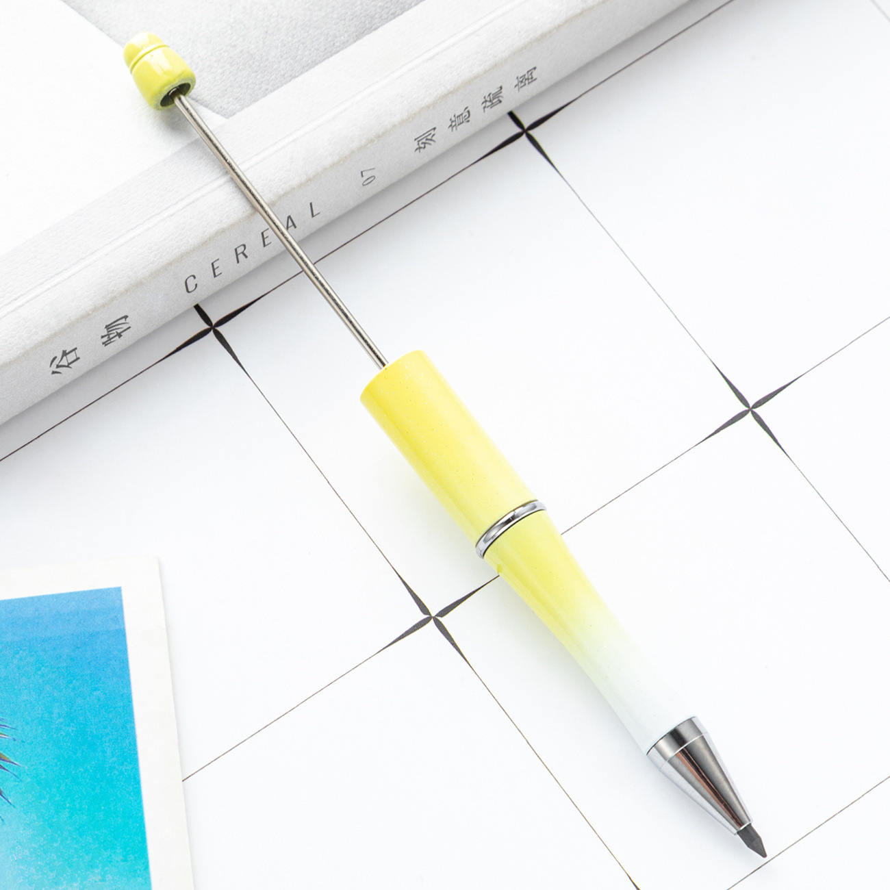 Pluma de plástico creativa para escribir dibujo sin cortar sin tinta para escribir lápiz continuo publicidad de regalos de eventos