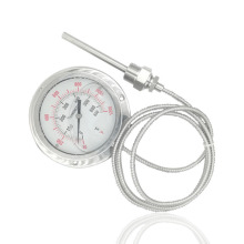 供应全钢耐震温度表压力式毛细管温度计化工用船用WN-150 650°C