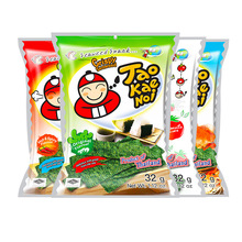 TaokaeNoi老板仔袋裝海苔32g 即食海苔休閑兒童零食 網紅袋裝海苔