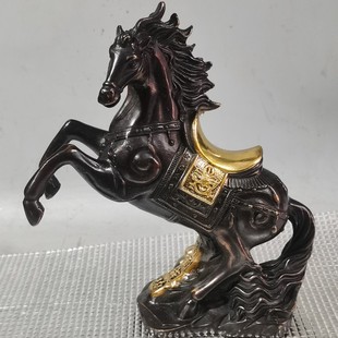 Wholesale antique brass copper color war horse horse to success zodiac horse home office crafts ornaments