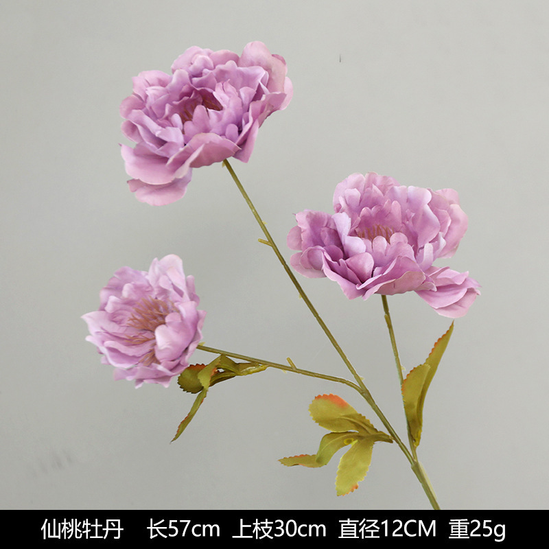 紫色の造花ブーケ結婚式結婚式シーン会場レイアウト小道具装飾造花卸売|undefined