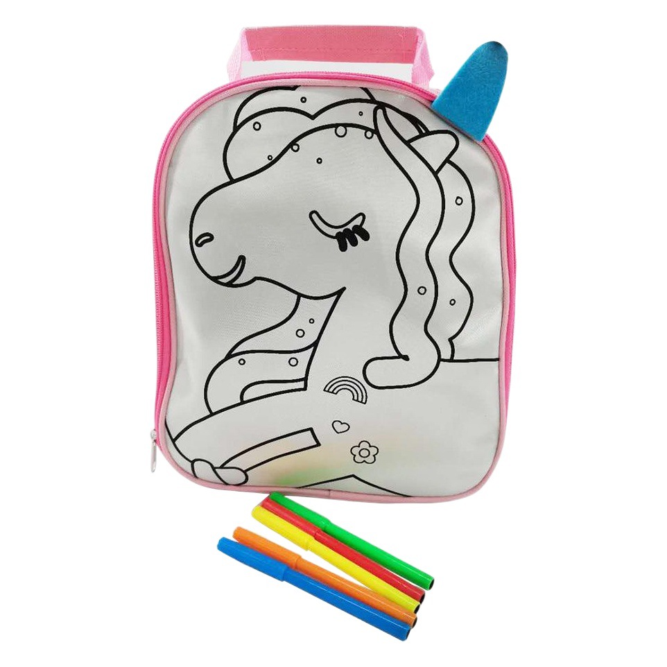 Kindergarten Coloring Book Bags DIY Painting Bags Children's Animal Pattern Customization Wholesale