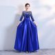 New Evening Dress Women's Banquet Elegant Dress for Hosts Slim-fit Light Luxury Dress for Chorus for Spring and Summer