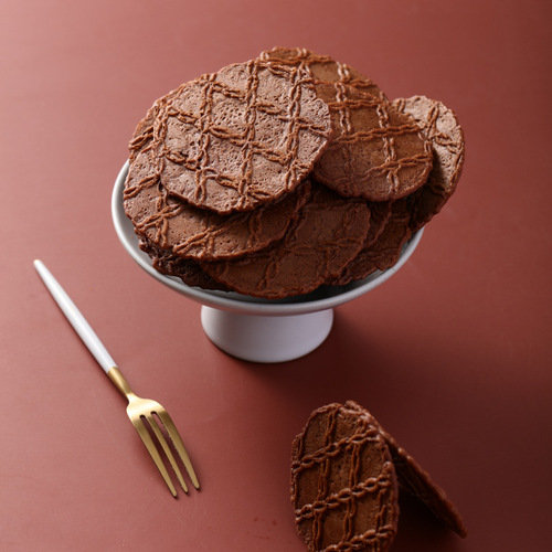 Fujino Confectionery Butter Cocoa Waffle Pancake Chocolate Waffle Waffle Cracker Souvenir Wedding Cake