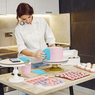 Plastic cream cake texture serrated scraper baking tool scraper scraper